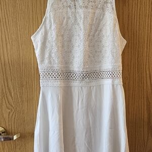 White lacy dress